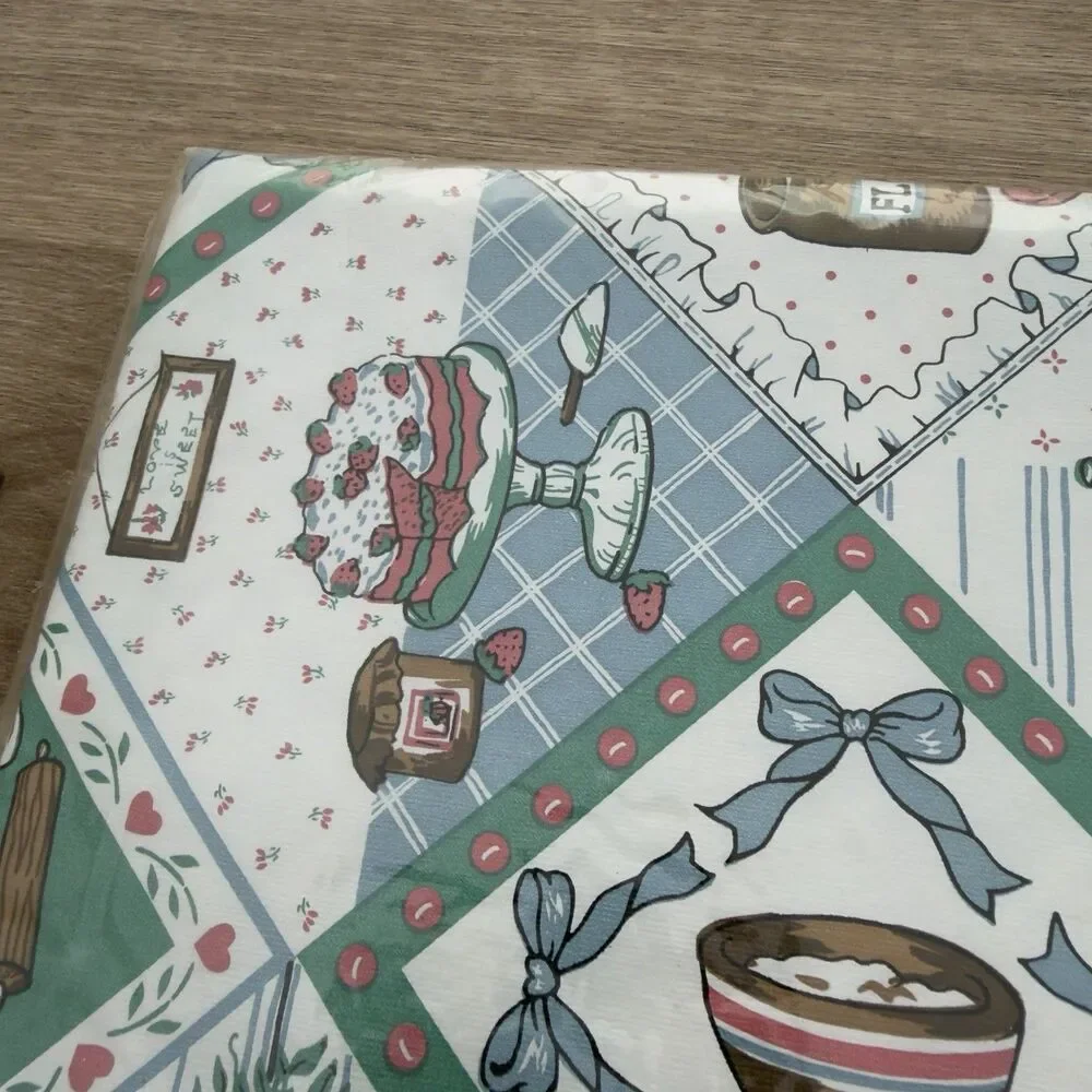 Cottagecore Vinyl Tablecloth 52